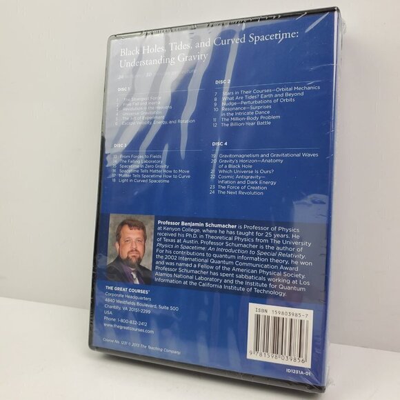 Great Courses Black Holes Tides & Curved Spacetime - Understanding Gravity, New - Picture 2 of 7